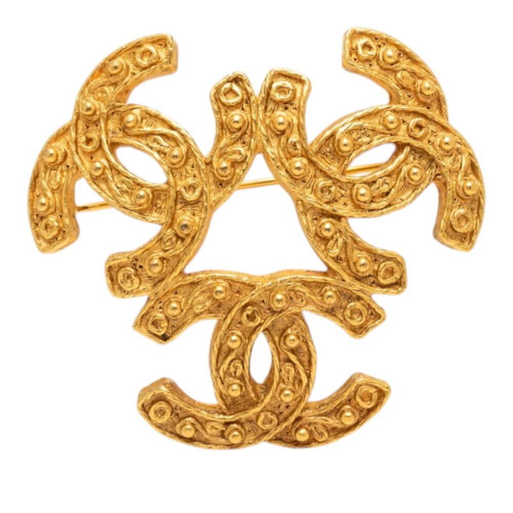 Chanel Cc Logo Brooch Metal #336507C91B